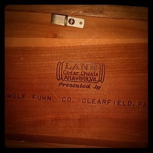 Early 1900s vintage Lane Hope cedar chest